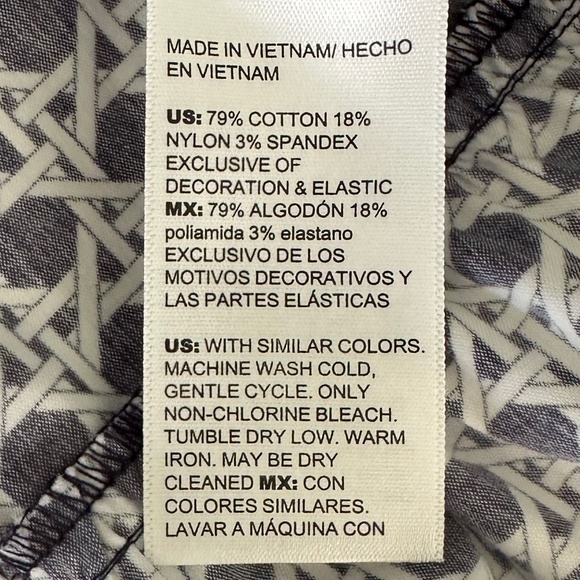 Chico's Poplin Basket Weave Maxi Dress Navy Blue/White Size 3 (US 16) Casual - Picture 13 of 15